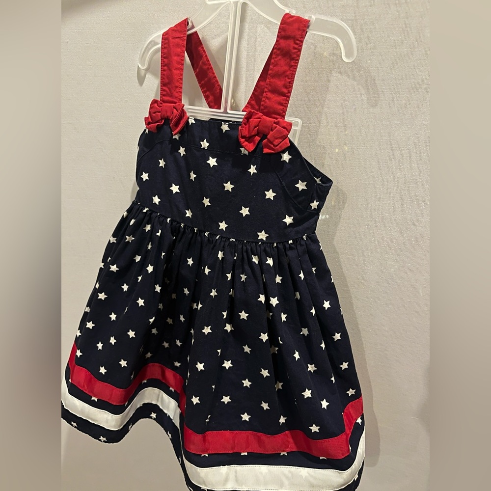 Gymboree toddler patriotic dress and bloomers